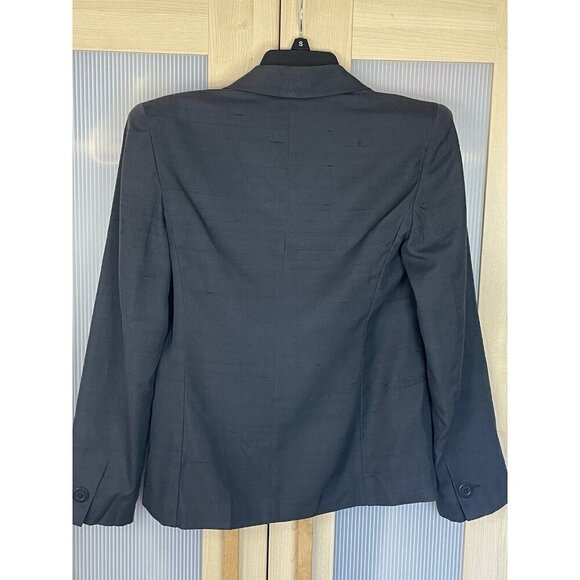 MAX MARA Womens Blazer Size 6 Black Lined Short Classic Jacket Career Designer - Picture 4 of 6